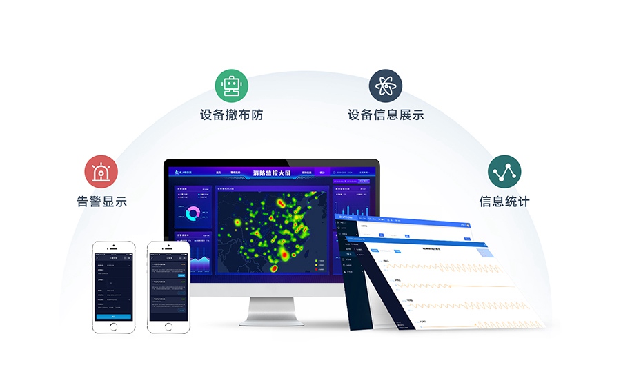 智慧消防栓監(jiān)控大瓶屏 智慧消防栓監(jiān)控大瓶屏